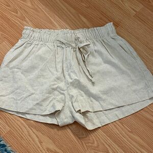 Pacsun Women's Cream Shorts